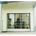 Aluminum Frame Perspex Sheet Sectional Garage Door